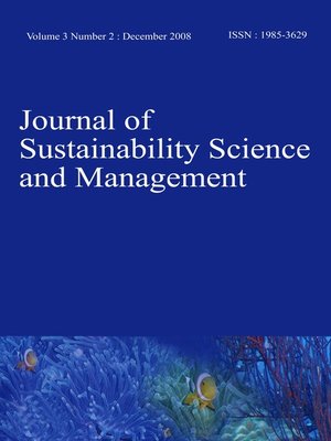 cover image of Journal of Sustainability Science and Management (JSSM) Vol.3, No.2
